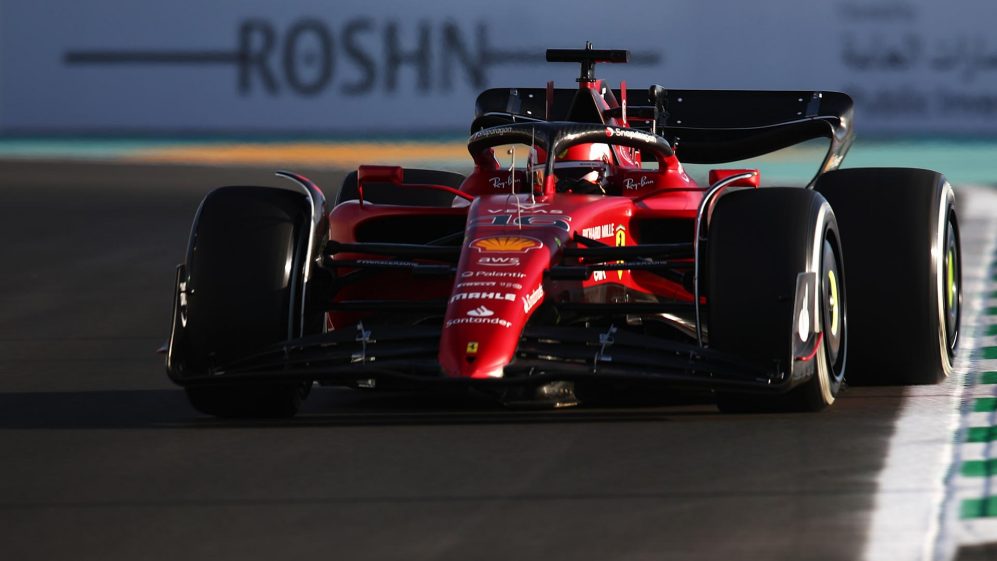 Saudi Arabian GP FP1 Leclerc pips Verstappen to top timesheets.